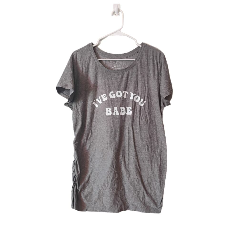 Time & Tru Maternity Shirt Size Large